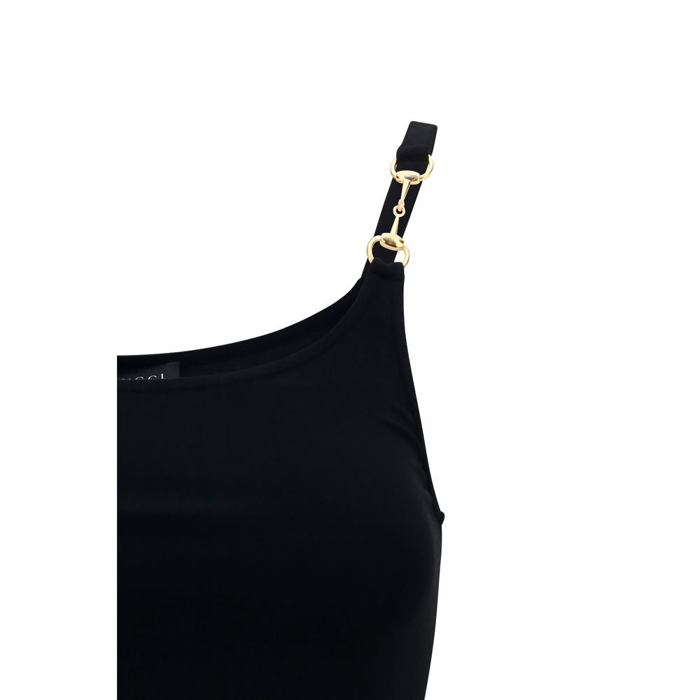 Gucci Black Viscose Sleeveles T-Shirt
