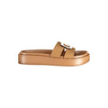 Laura Biagiotti Beige Polyurethane Women's Sandal