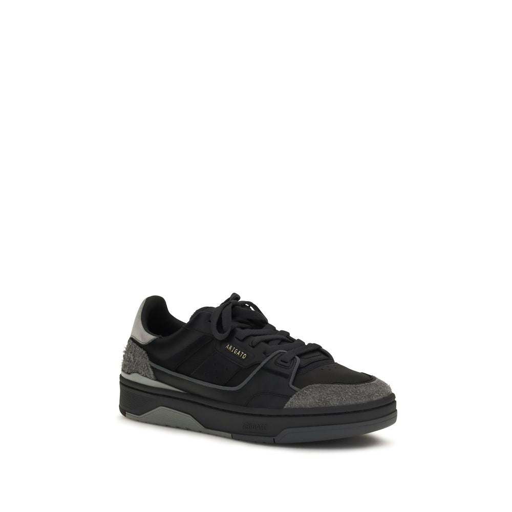 Axel Arigato Black Calf Leather Bos Taurus Low Top Sneakers