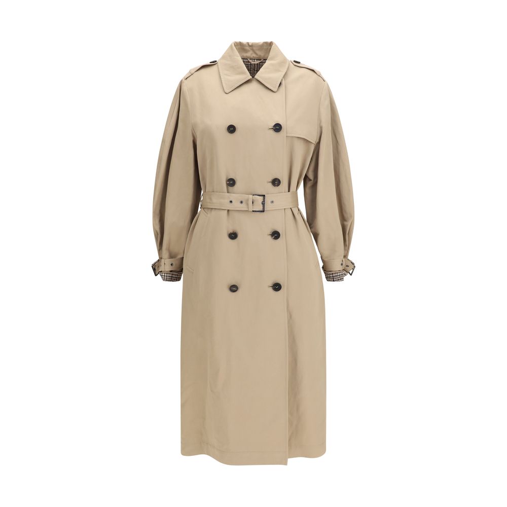 Brunello Cucinelli Beige Cotton Coat