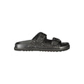 Laura Biagiotti Black Polyurethane Women's Slipper