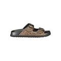 Laura Biagiotti Brown Polyurethane Women's Slipper