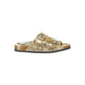 Laura Biagiotti Gold Polyurethane Women's Sandal