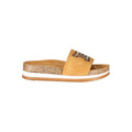 Laura Biagiotti Brown Polyurethane Women's Slipper