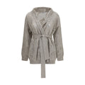 Brunello Cucinelli Beige Linen Cardigan