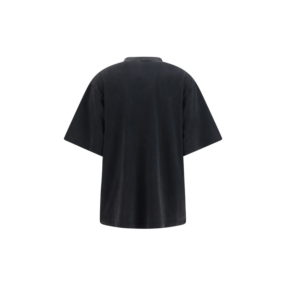 Alexander Wang Black Cotton T-Shirt