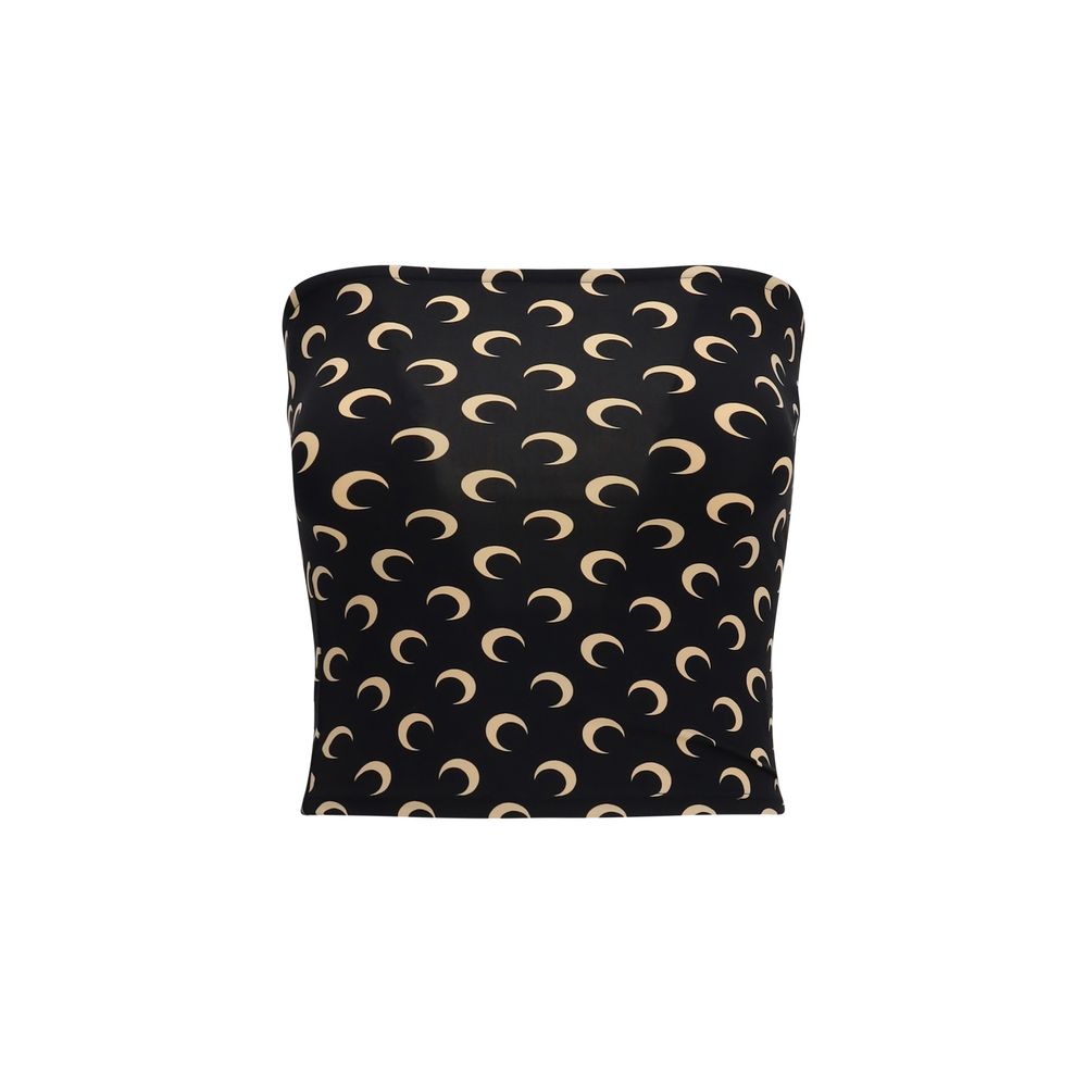 Marine Serre Black Polyamide Shirt