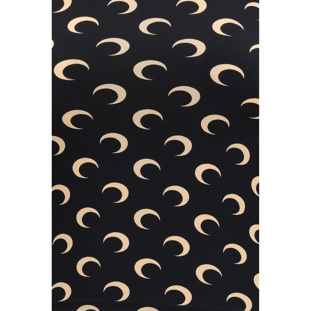 Marine Serre Black Polyamide Shirt