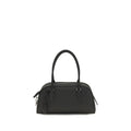 The Row Black Calf Leather Bos Taurus Shoulder Bag