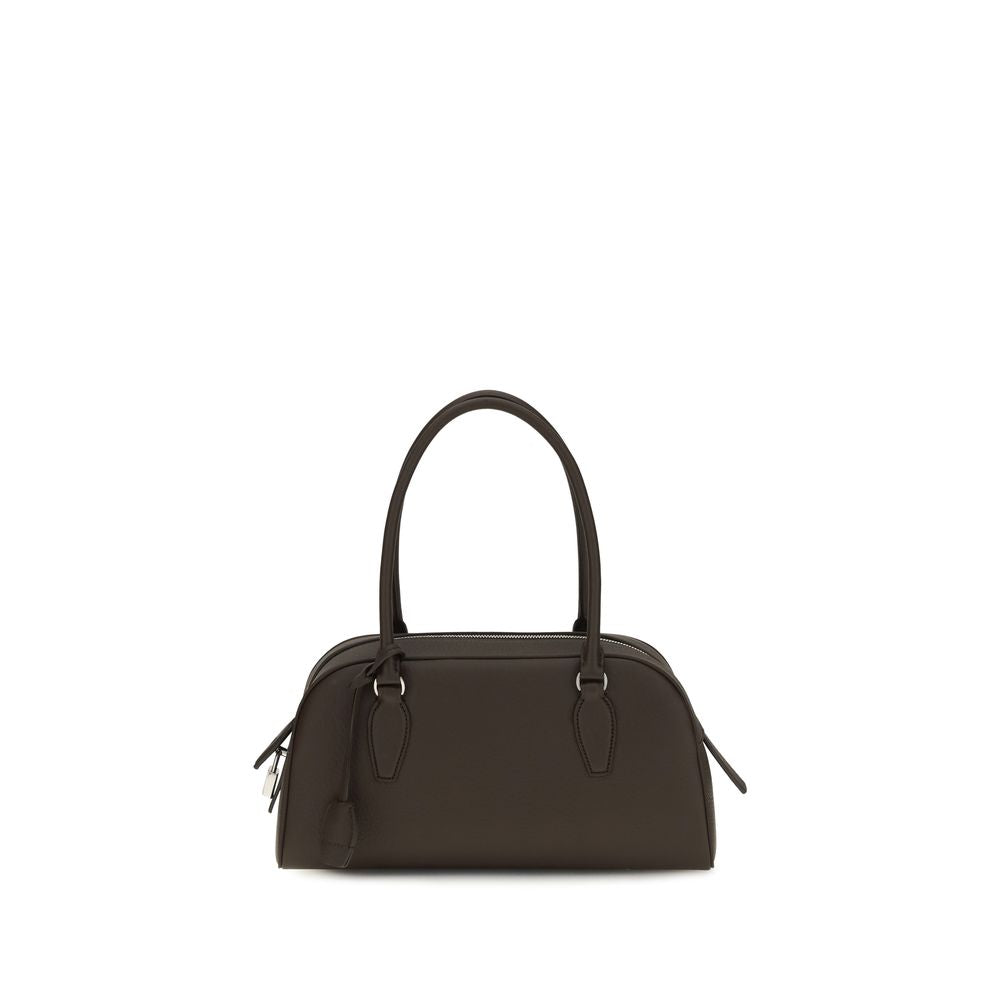 The Row Brown Calf Leather Bos Taurus Shoulder Bag