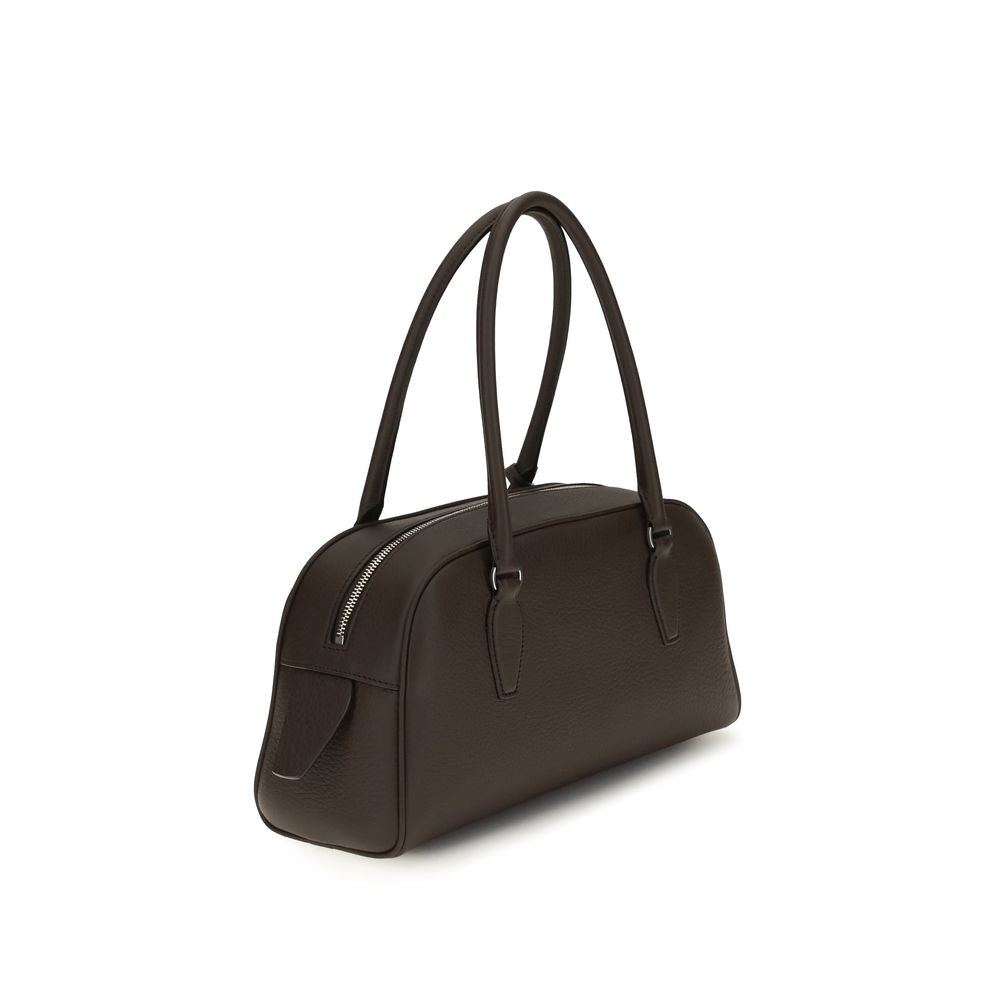 The Row Brown Calf Leather Bos Taurus Shoulder Bag