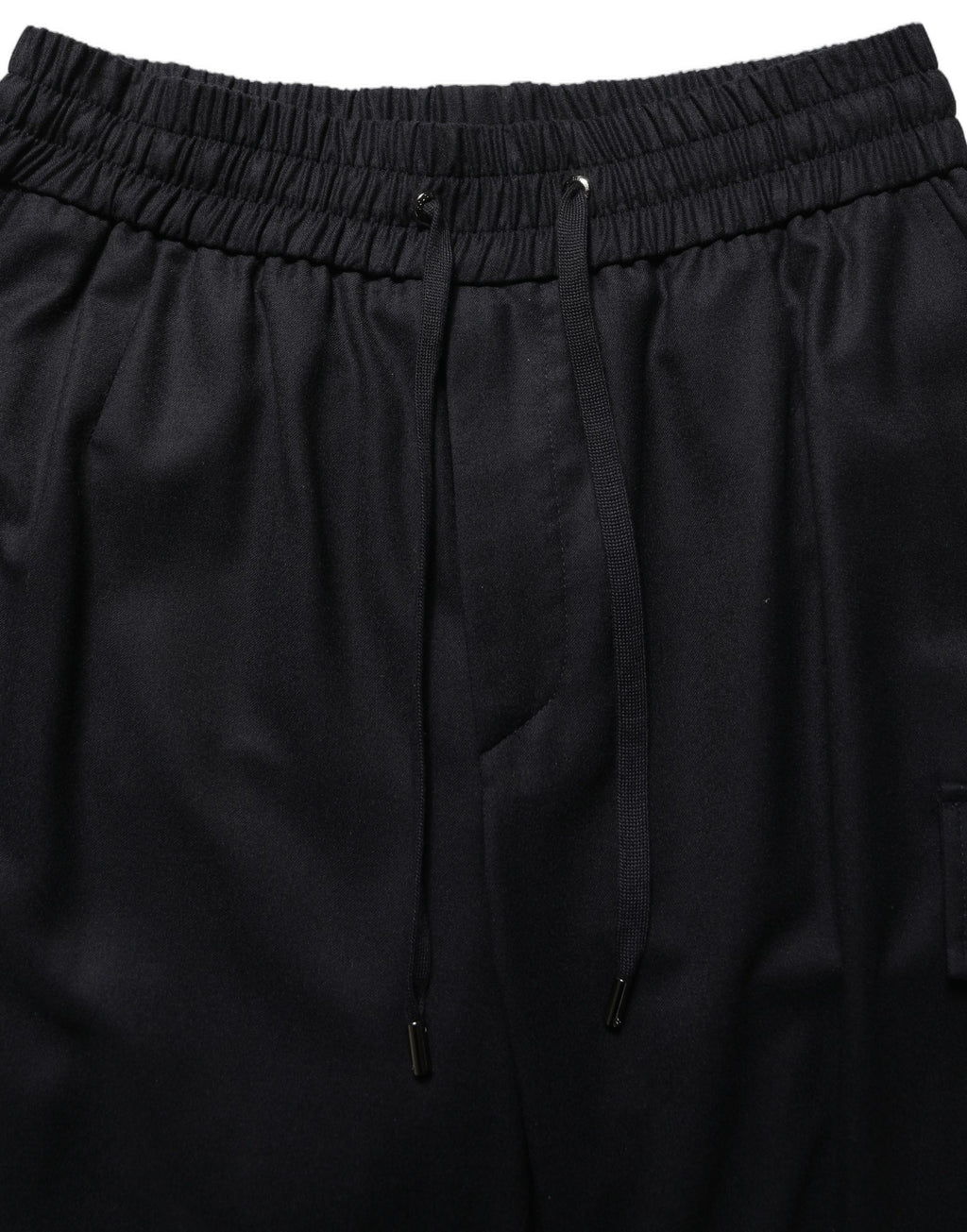 Dolce & Gabbana Black Mid Waist Cargo Jogger Sweatpants Pants