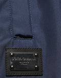 Dolce & Gabbana Dark Blue Polyester Jogger Sweatpants Pants