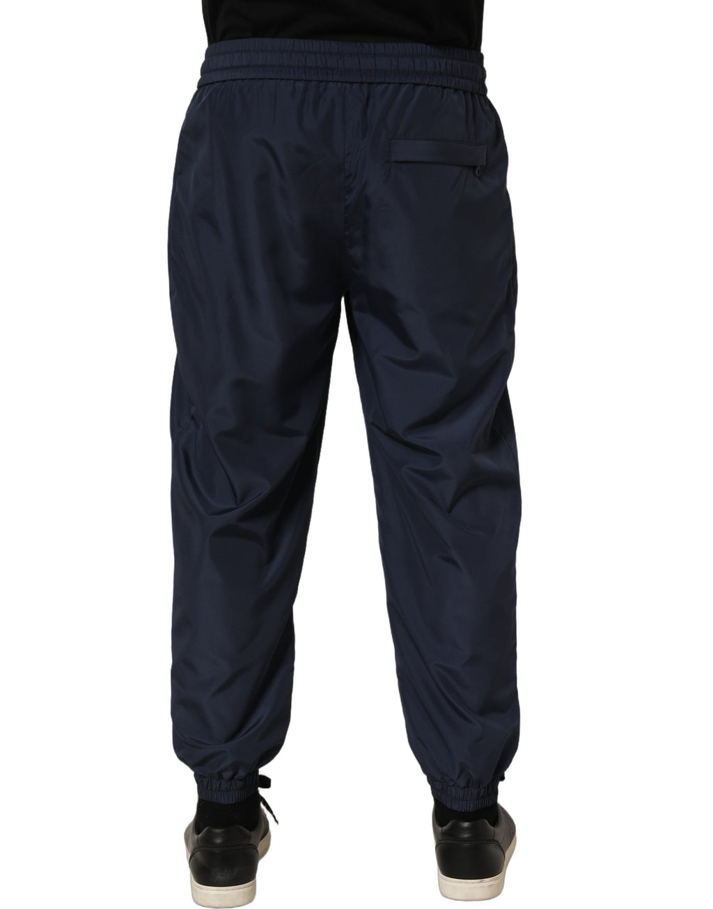 Dolce & Gabbana Dark Blue Polyester Jogger Sweatpants Pants