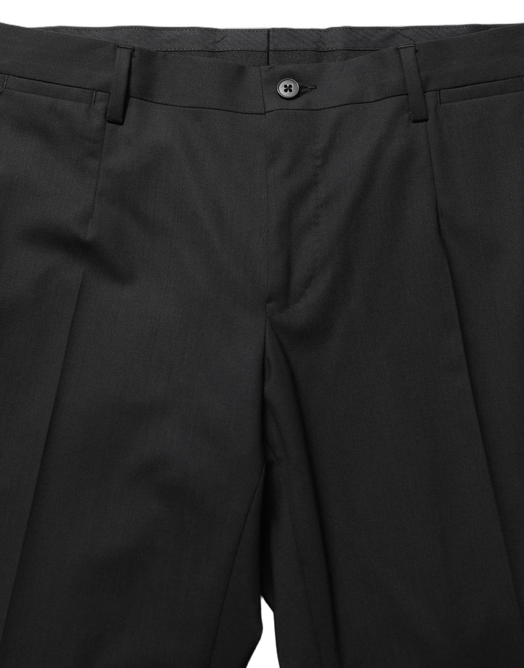 Dolce & Gabbana Black Wool Skinny Leg Dress Men Trouser Pants