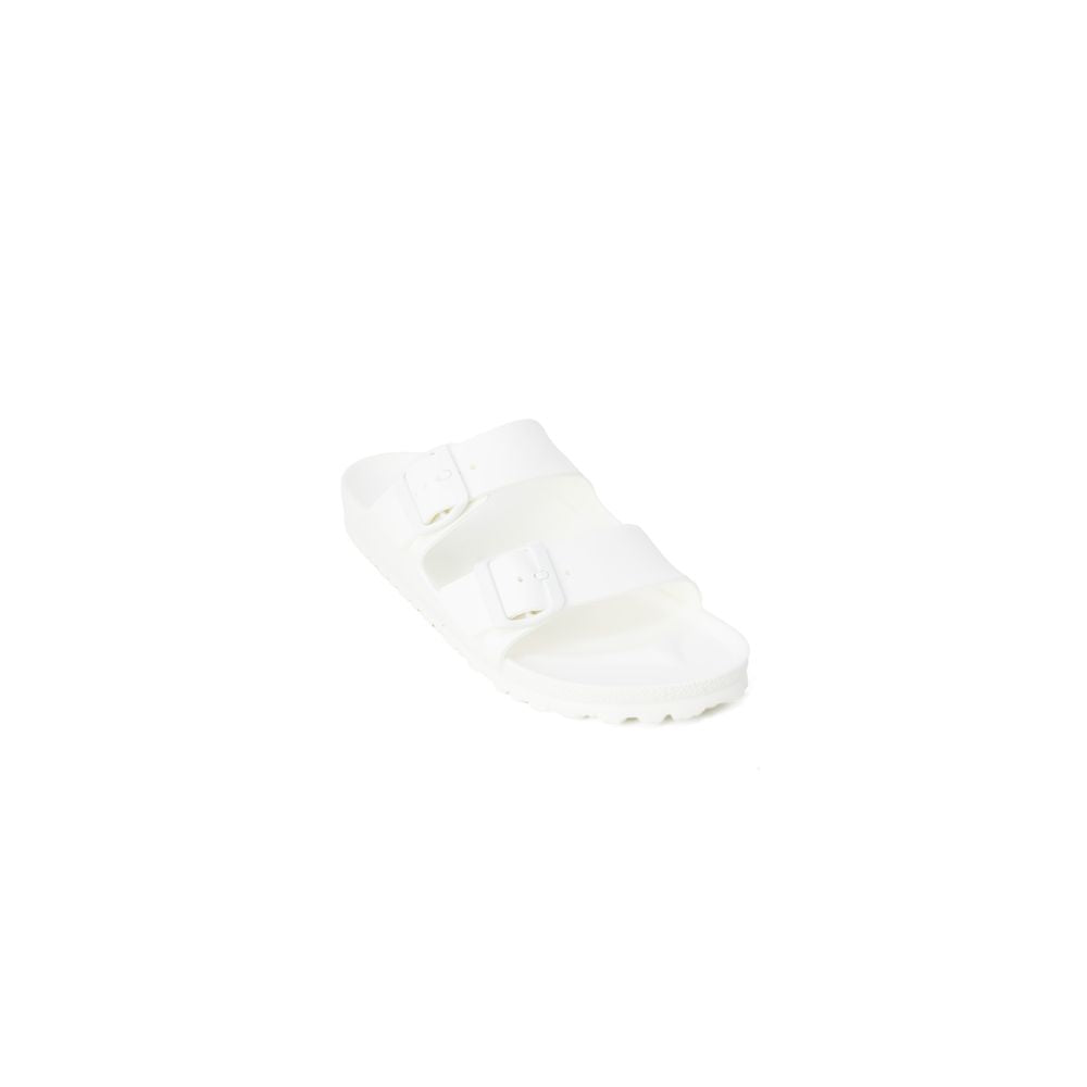 Birkenstock White Plastic Flat Sandals