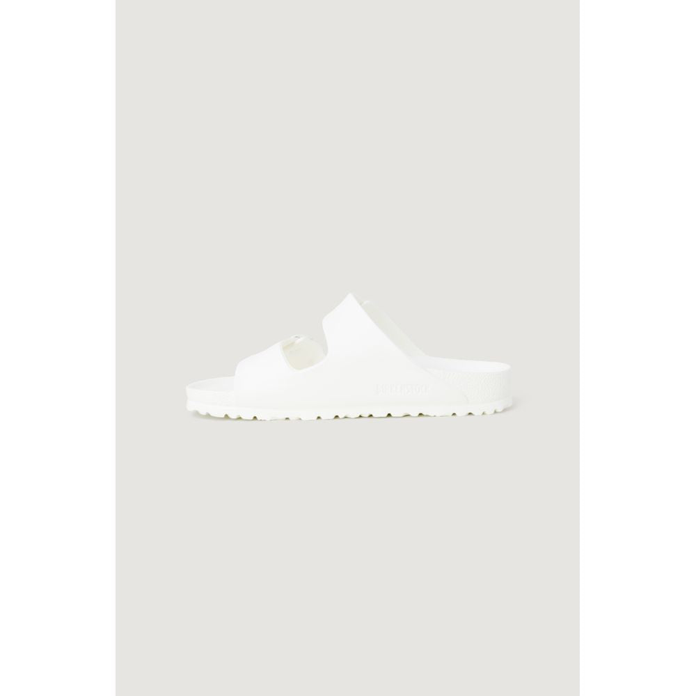 Birkenstock White Plastic Flat Sandals