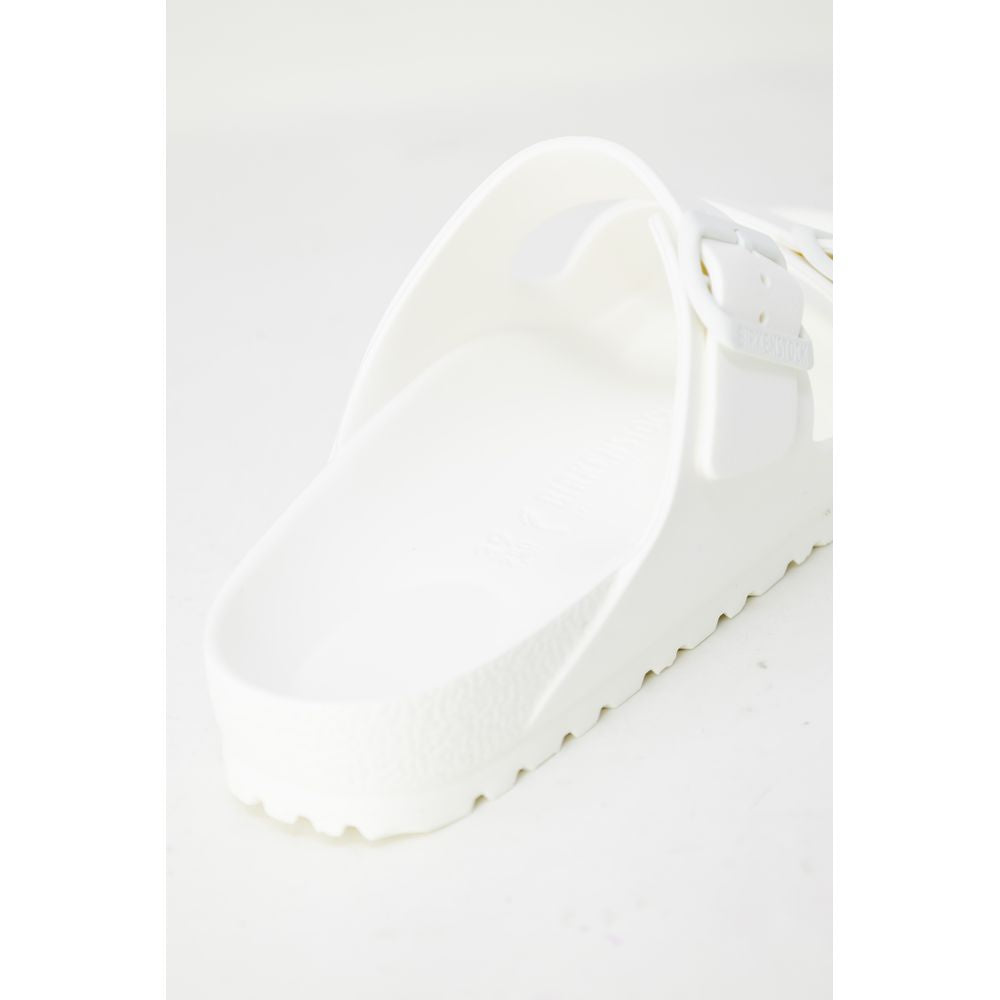 Birkenstock White Plastic Flat Sandals