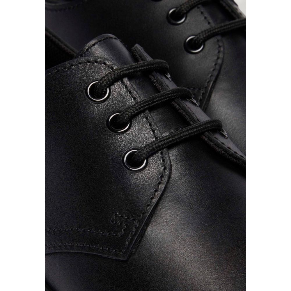 Dr. Martens Black Leather Oxfords And Derbies