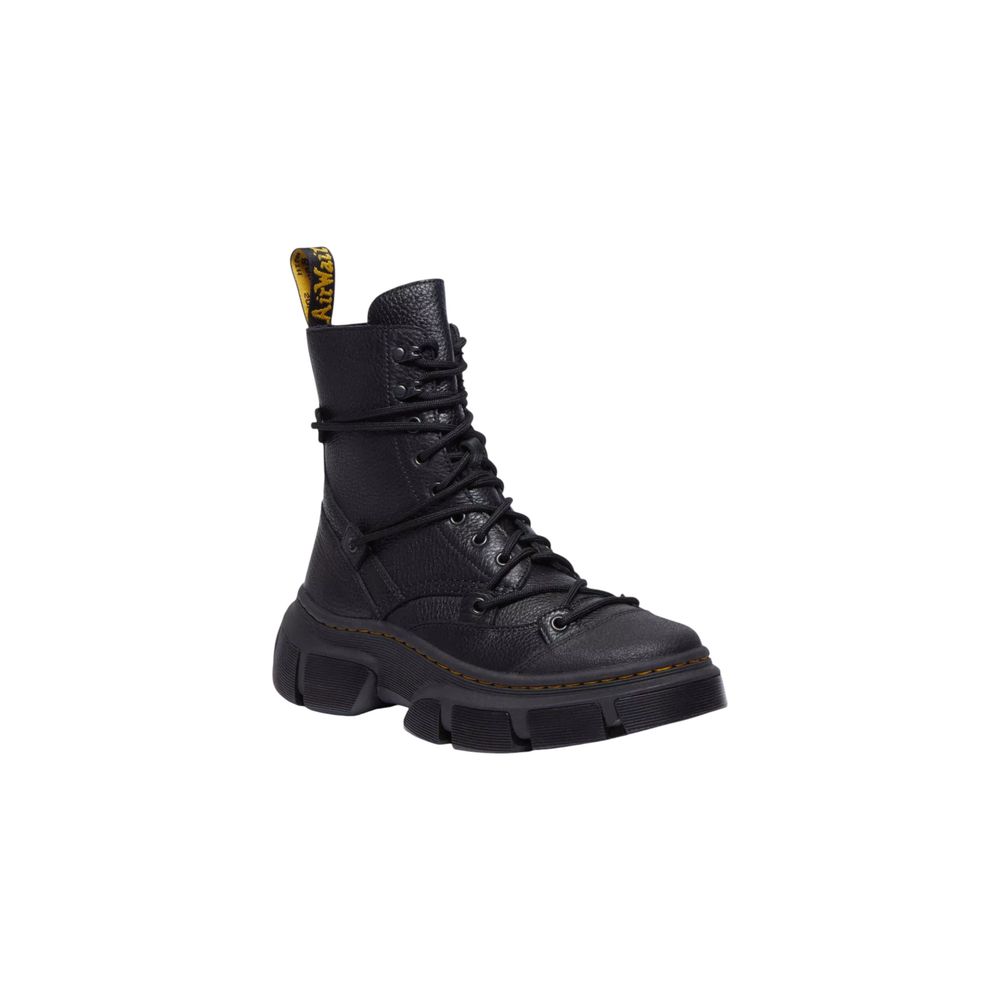 Dr. Martens Black Leather Lace-Up Boots