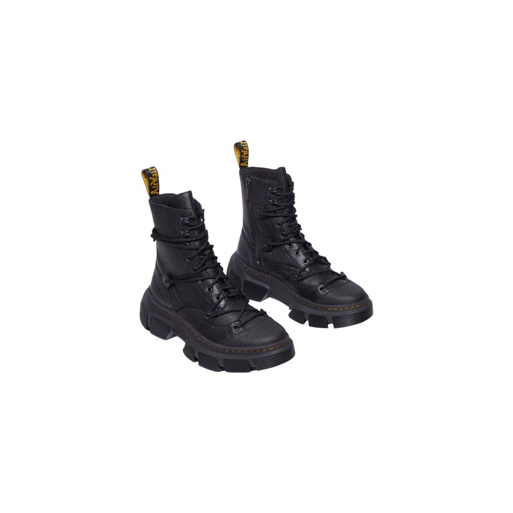 Dr. Martens Black Leather Lace-Up Boots