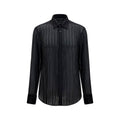 Gucci Black Silk Dress Shirt