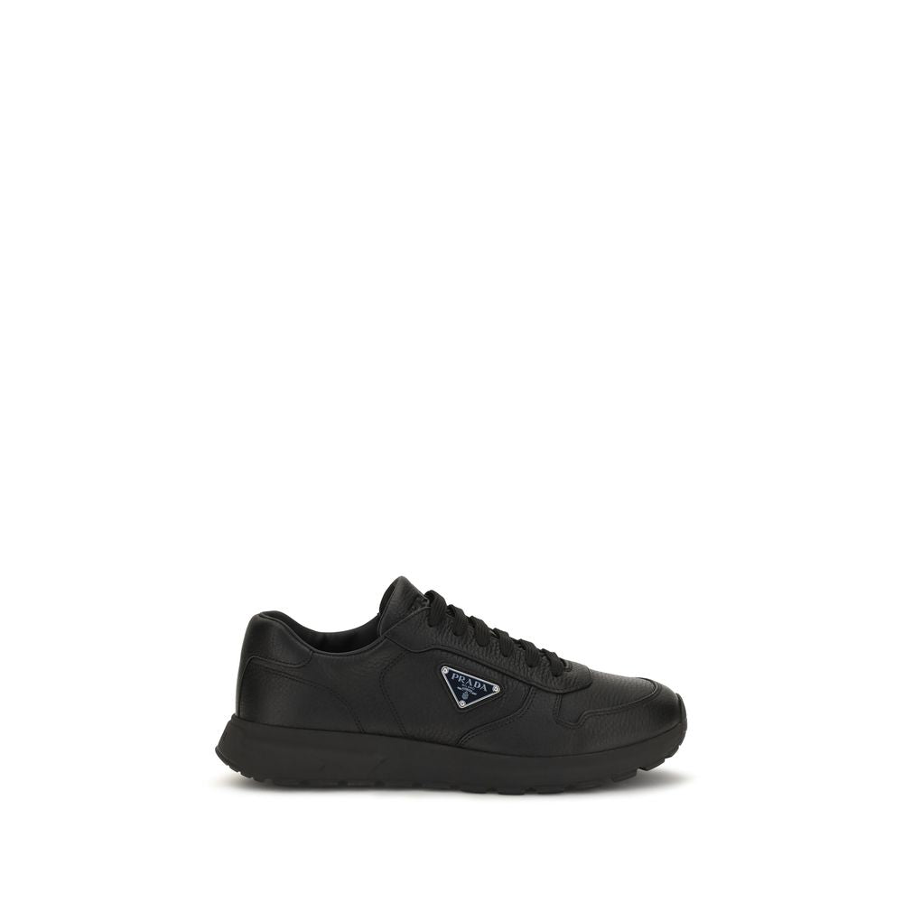 Prada Black Polyester Athletic Sneakers