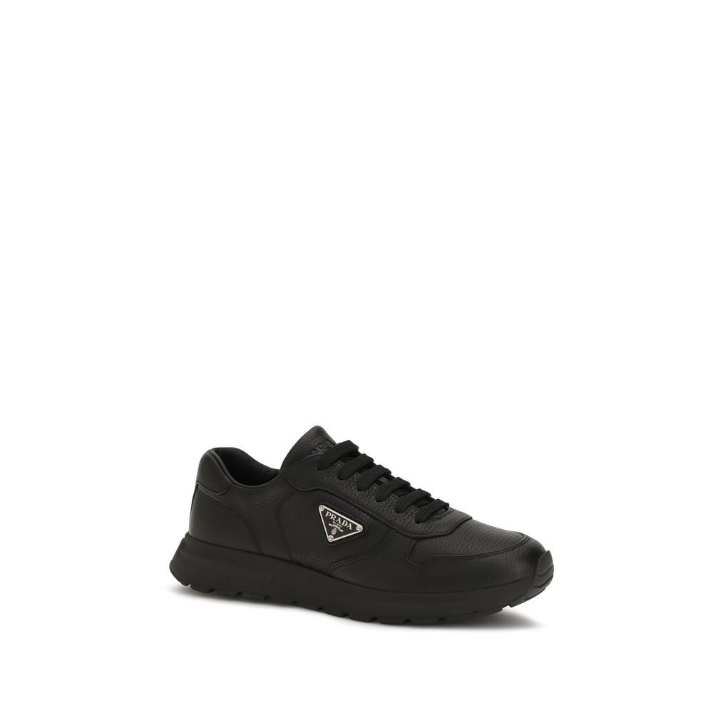 Prada Black Polyester Athletic Sneakers