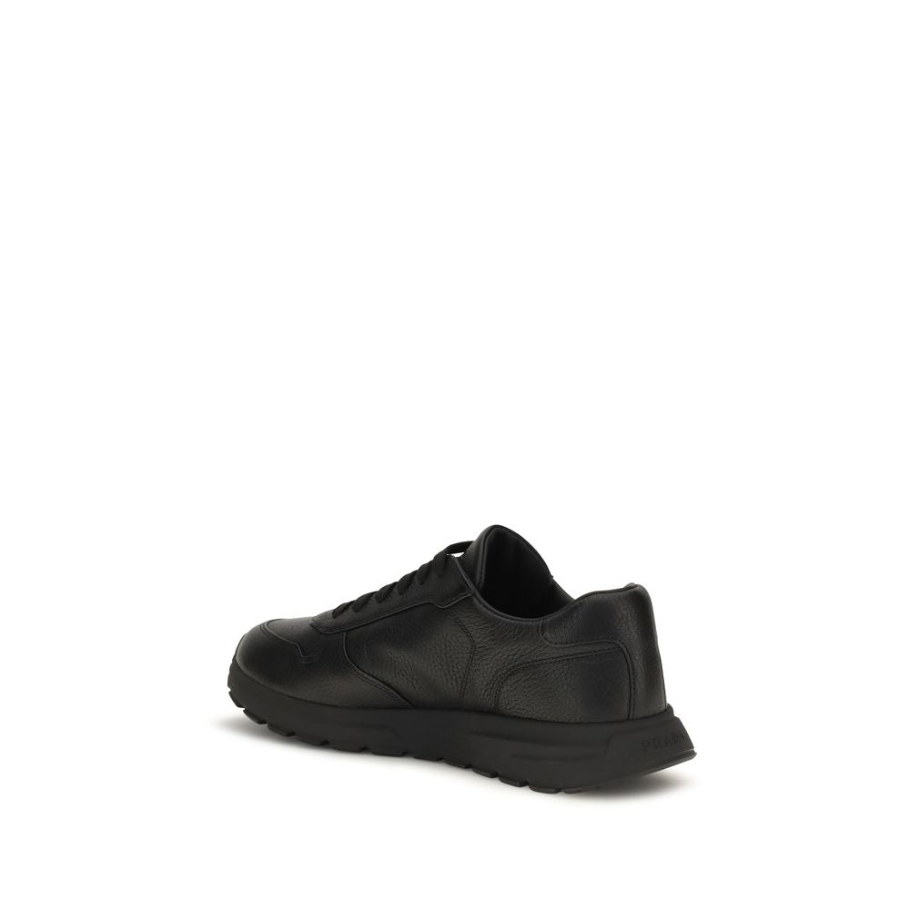 Prada Black Polyester Athletic Sneakers