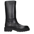 The Row Black Leather Boots
