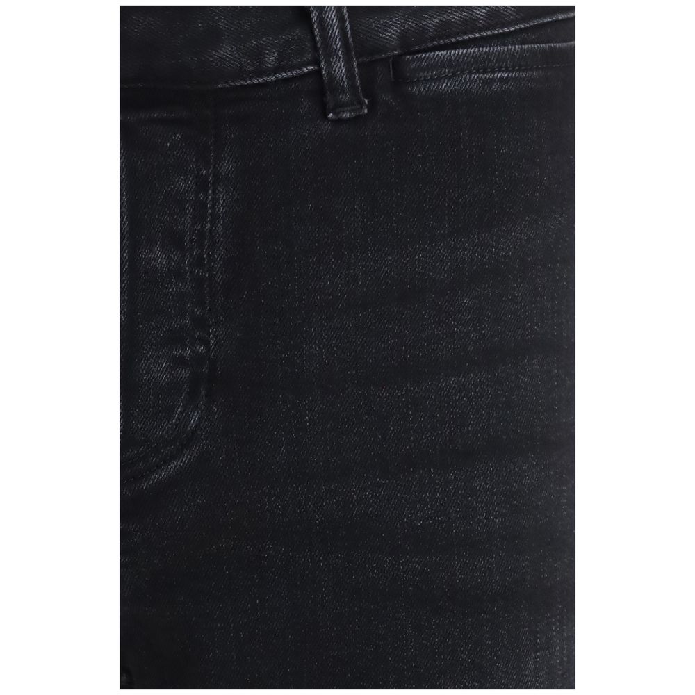 Gucci Black Cotton Flared Jeans