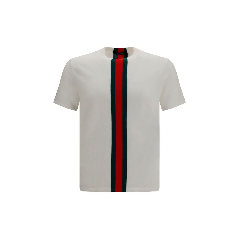 Gucci White Cotton T-Shirt