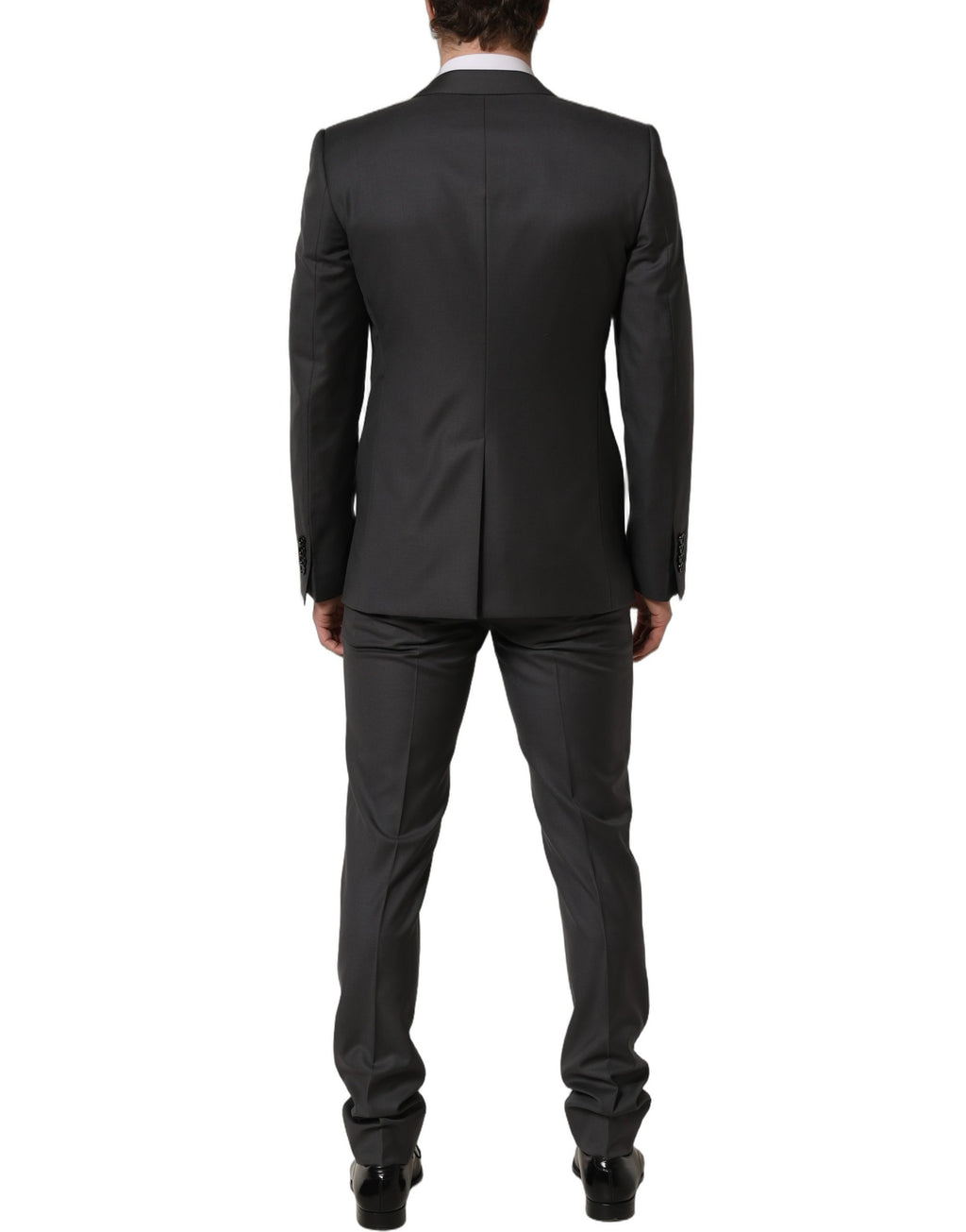 Dolce & Gabbana Gray MARTINI Slim Fit Formal 2Piece Men Suit