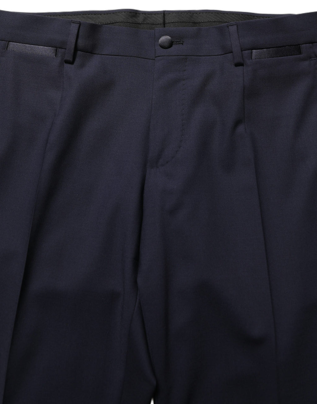 Dolce & Gabbana Dark Blue Wool Slim Fit Formal 2 Piece Men Suit