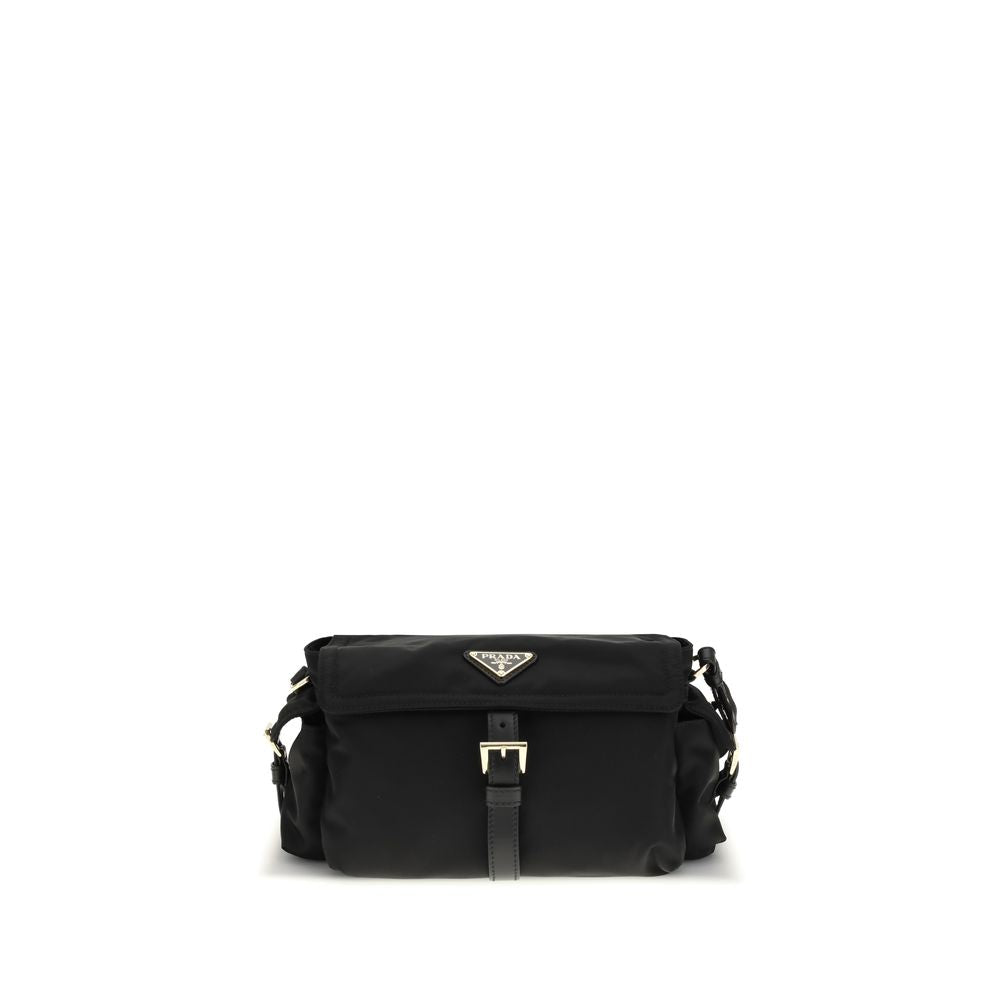 Prada Black Recycled Polyamide Shoulder Bag