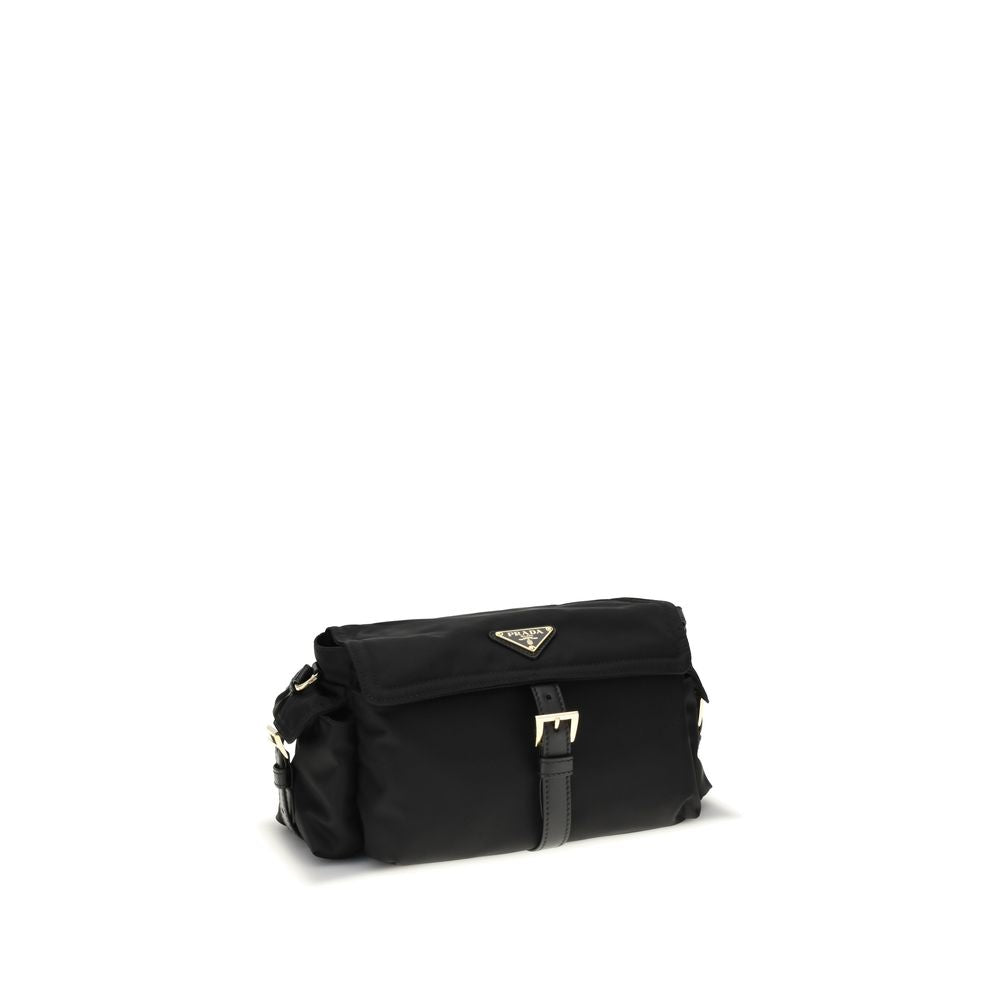 Prada Black Recycled Polyamide Shoulder Bag