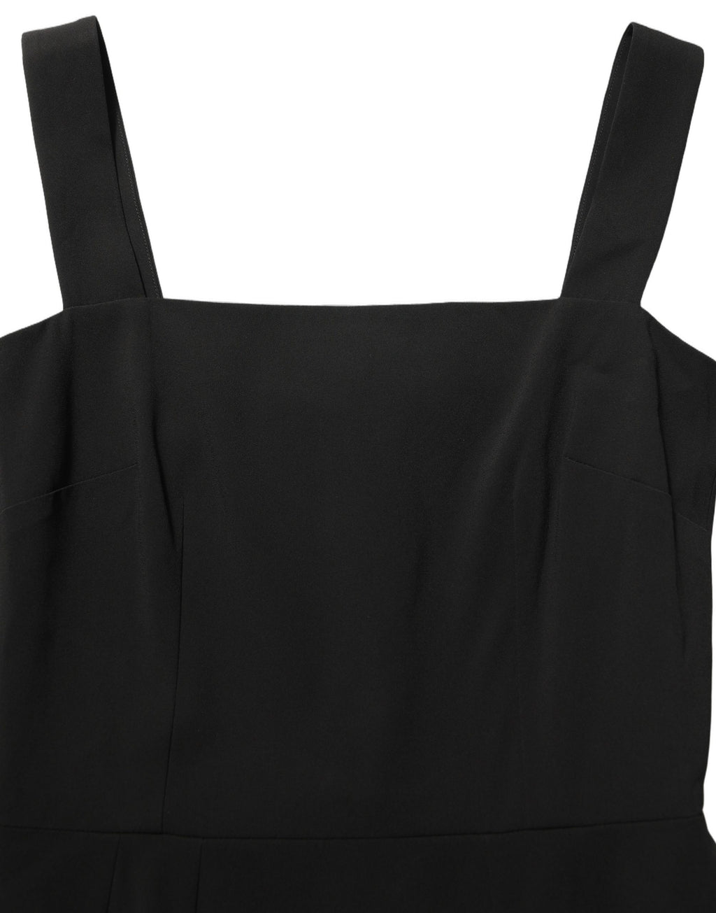 Dolce & Gabbana Black Viscose Stretch Sheath Midi Dress
