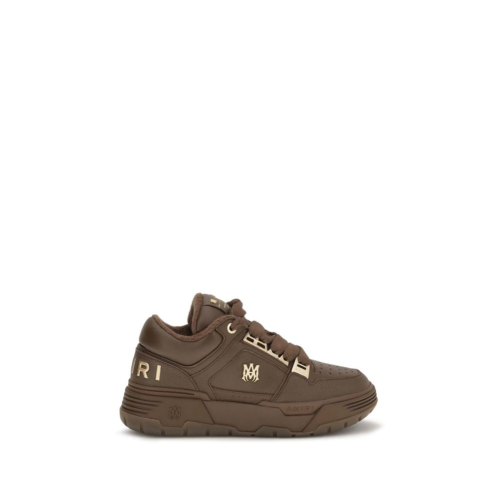 Amiri Brown Calf Leather Bos Taurus Chunky Sneakers