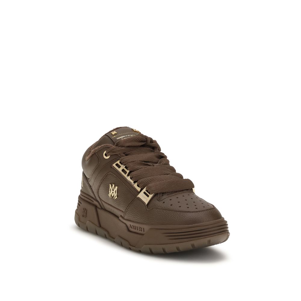 Amiri Brown Calf Leather Bos Taurus Chunky Sneakers