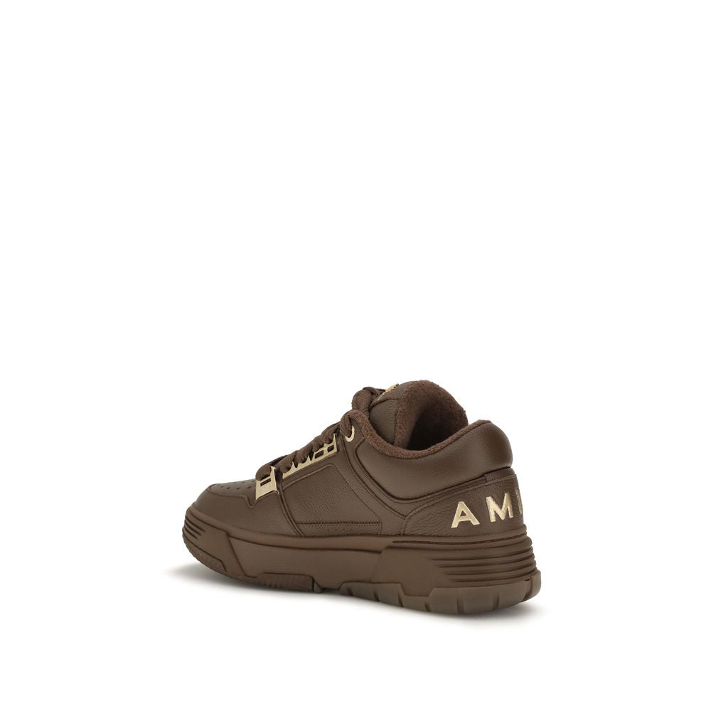 Amiri Brown Calf Leather Bos Taurus Chunky Sneakers