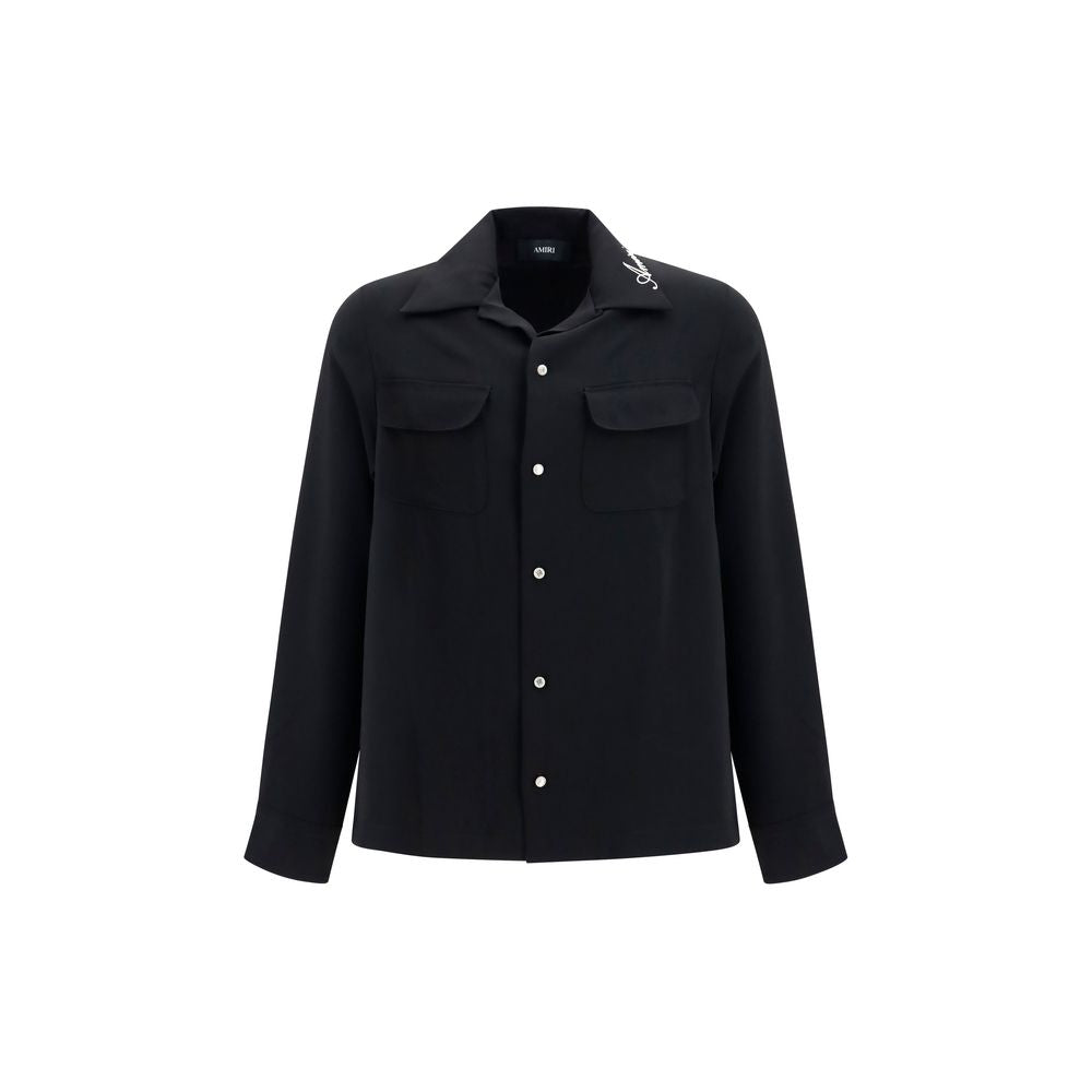 Amiri Black Polyester Shirt