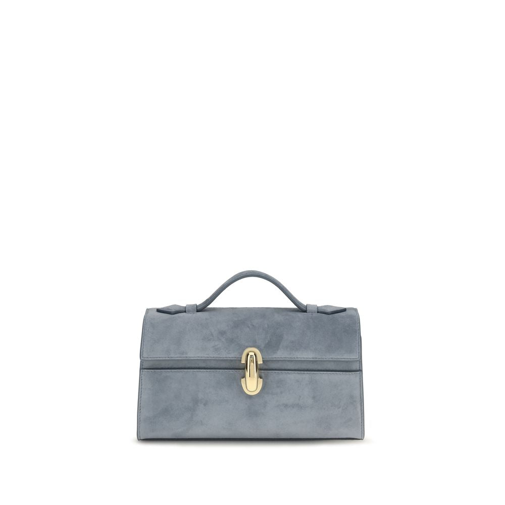 Savette Blue Calf Leather Bos Taurus Handbag