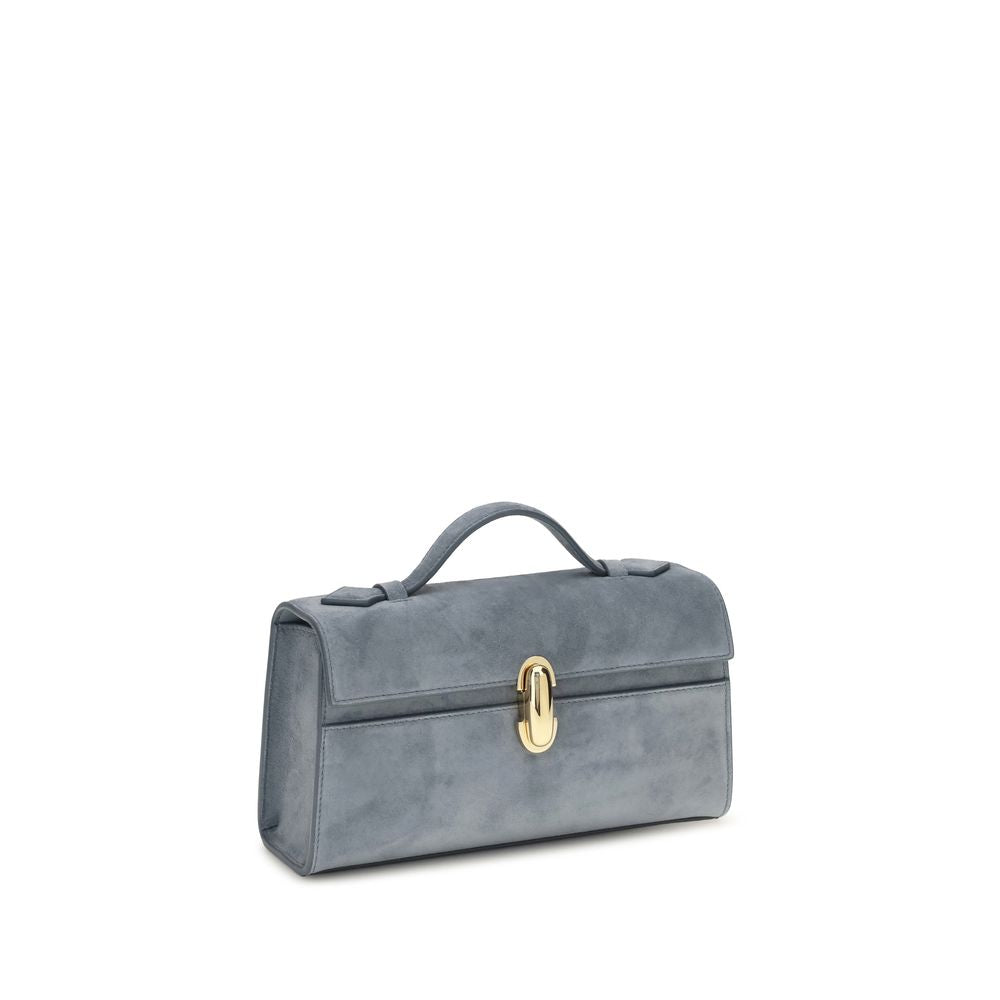 Savette Blue Calf Leather Bos Taurus Handbag