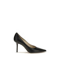 Jimmy Choo Black Calf Leather Bos Taurus High Heel Pumps