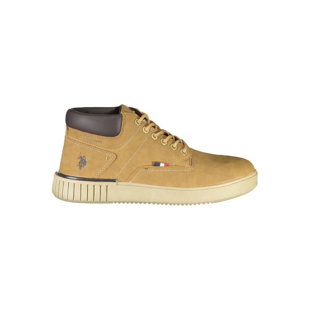 U.S. POLO ASSN. Brown Polyurethane Men's Sneaker