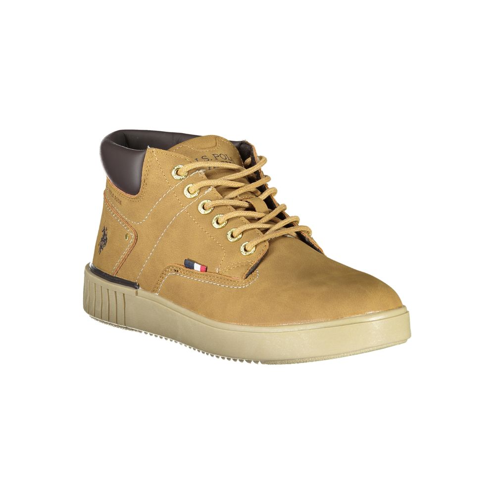 U.S. POLO ASSN. Brown Polyurethane Men's Sneaker