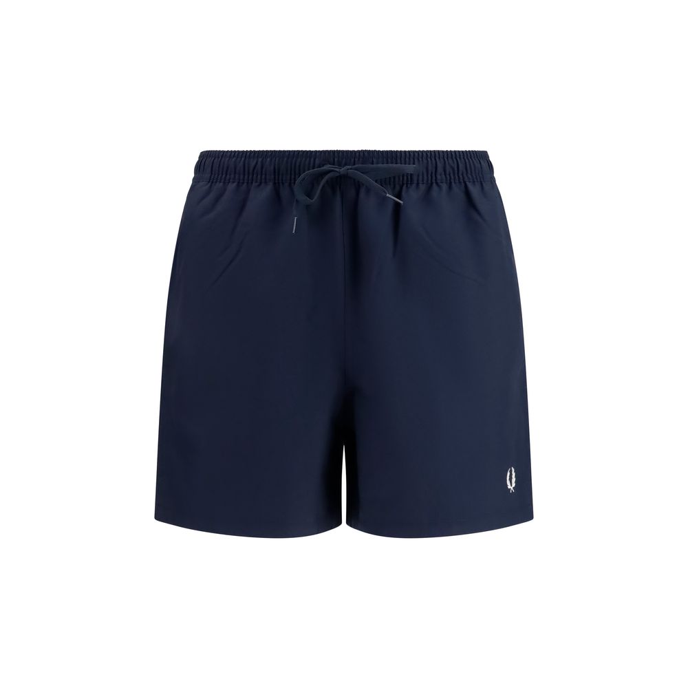 Fred Perry Blue Recycled Polyester Shorts