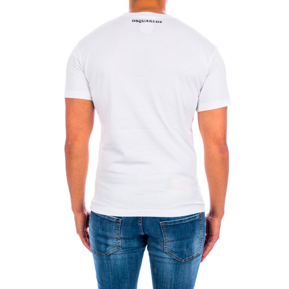 Dsquared² White Cotton T-Shirt