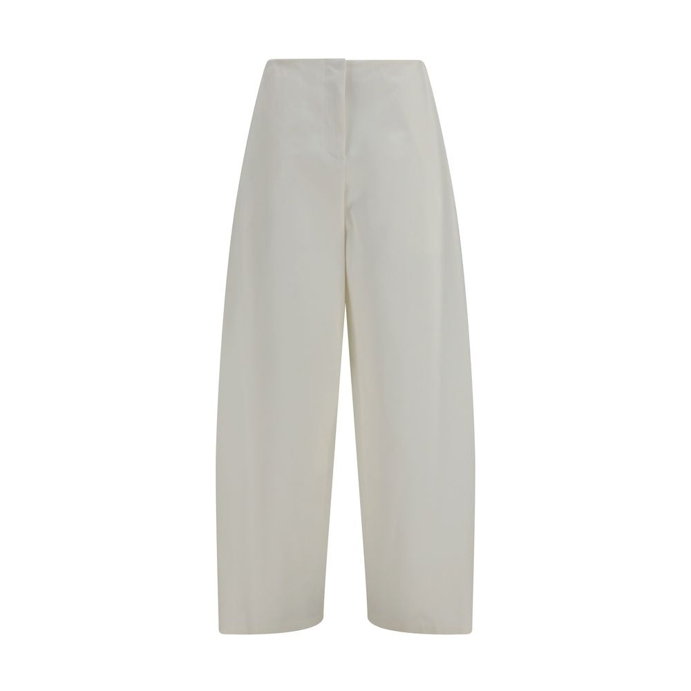 The Row Beige Cotton Casual Pants