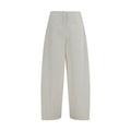 The Row Beige Cotton Casual Pants